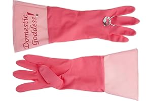 CBROSEY Diabolical DP0990 Domestic Goddess Washing Up Gloves, One Size (Pack of 1 pair)