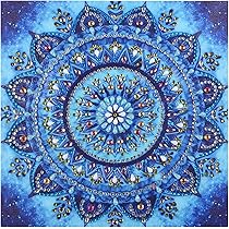 Huacan Diamond Painting 30x30cm - Mandala Motiv Mit Diamantsteinchen Zum Kleben