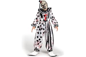 Spooktacular Creations Kostium chłopca klauna, kostium zabójcy, kostium klauna z horroru na Halloween, przebieranki, imprezę tematyczną cosplay