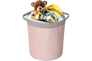 ‎MIRACLE BABY Aufbewahrungsbox mit Deckel Wäschekorb mit Kordelzug kinder Wäschesammler Aufbewahrungskorb Kinder Groß Faltbar für Mädchen Junge für Babyzimmer, Spielzeug, Wäsche, Babykleidung multifunktion