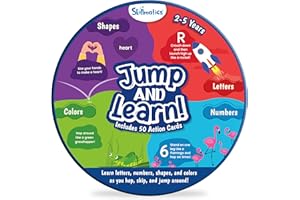 Skillmatics Flash Cards for Toddlers - Jump & Learn Letters, Numbers, Shapes & Colors, Preschool Learning, Travel Toys, Gifts for Kids Ages 2, 3, 4, 5