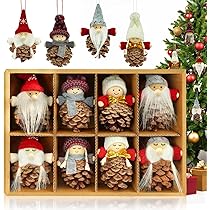 6 ornamenti natalizi con campanelle pendenti, ciondolo con campanelle per albero di Natale con bacche di agrifoglio, forniture per feste natalizie | Leroy Merlin