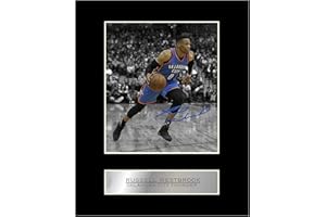 ICONIC PICS Photo dédicacée encadrée de Russell Westbrook Oklahoma City Thunder #1