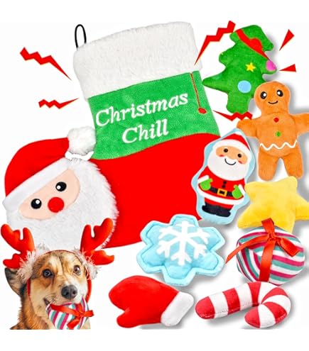 Regalos Perros Navidad Juguetes Navideños Para Perros Pack De