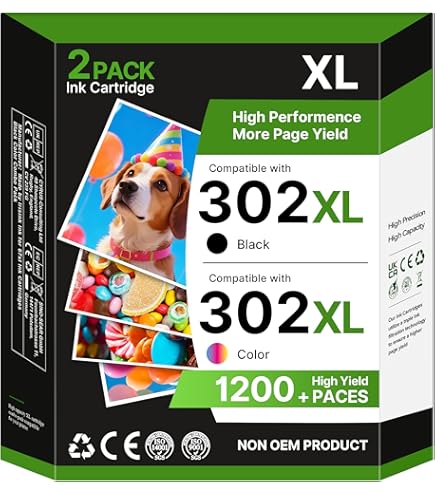 XL Patronen für HP 302 XL OfficeJet 3831 3832 3833 3834 3835 4650 5220 5230 5232