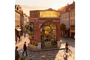 Jianyana Book Nook Kit, Casas Miniaturas para Montar DIY Miniature House Puzzle Madera 3D Adultos con Luces Decoracion