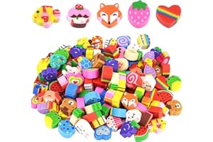UDEWO 150 Pcs Mini Erasers Animal Rubber Multipack Novelty Erasers Small Pencil Erasers for Students Homework School Classroom Rewards Prizes Party Favors