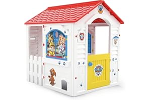 Chicos - Paw Patrol Spielhaus Kinder Outdoor Robuster und langlebiger Kunststoff | Schnelle und einfache Montage/Demontage. Gartenhaus für Jungen und Mädchen ab 3 Jahren (89526)