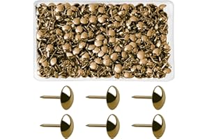 BOHORAY 480 Stück Polster Reißzwecken, Antique Polsternägel Möbel Dekorative Reißnägel Möbel Nägel Vintage Polsterung für Sessel, Möbel, Bett und Sofa (480, Grün Antik)