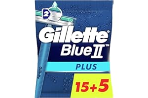 Gillette Ostrza Jednorazowe Blueii Plus Dla Mężczyzn 15 + 5,Wielobarwność