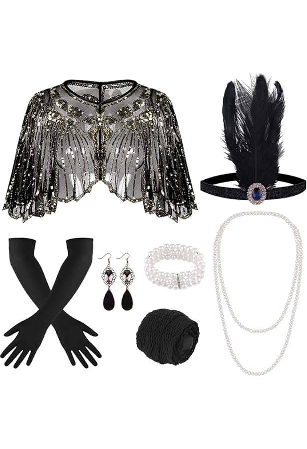 PLULON Robes De Cocktail Années 1920 Pour Femmes – Robes De Cocktail Annees 1920 Pour Femmes Robes De Cocktail Gatsby A Franges Et Ensemble Daccessoires Des Annees 20 Costumes Des Annees Folles PLULON Robes De Cocktail Années 1920 Pour Femmes – Robes De Cocktail Annees 1920 Pour Femmes Robes De Cocktail Gatsby A Franges Et Ensemble Daccessoires Des Annees 20 Costumes Des Annees Folles
