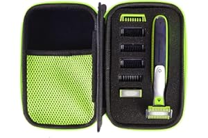 TOPIKY Twardy futerał Podróżny futerał Ochronny Podróżny Stylowy futerał do Przechowywania Zamiennik dla Norelco OneBlade QP2520 QP2530 QP2620 QP2630 Elektryczny Trymer