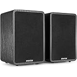 Fenton Shfb55b Hifi Bookshelf Speakers Pair Av340 Amplifier