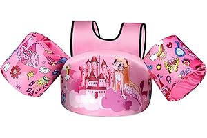 RRTIZAN Enfants Gilet de Flottement de Natation, Dispositif de Flottaison pour Bébé, Aides à la Formation de Natation pour Garçons/Filles de 2 à 5 Ans, 14-30KG
