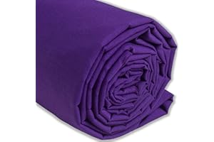 IPEA Tela de Popelín Algodón Morado – 200 cm x 150 cm – Fabricado en Italia – Tejido al Metro para Costura, Ropa, Forros, Accesorios, Patchwork - Tela Lisa para Coser - Lienzo