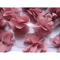 Nastro Pizzo Floreale Chiffon 5.1cm - 4.5m Per Cucito, Matrimoni, Decorazioni - Foto 10