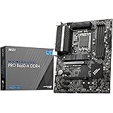 MSI PRO B660-A DDR4 Mainboard ATX - unterstützt Intel Core Prozessoren 12. Generation, LGA 1700 - DDR4 Memory Boost 4800+MHz/
