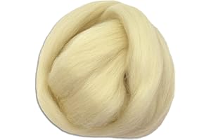 Frida's Wollhaus Wooliny Lana de fieltro de 100 g, lana de merino de cuento de hadas, 35 colores a elegir (55, natural)