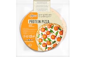 Pizza Proteica Senza Carboidrati EatPro 1 Base Pizza Keto da 180g 12% Carboidrati, 18% Protein Pizza Chetogenica, Low Carb Keto Diet Cibo Proteico, 25% Fibre, Dieta Chetogenica Prodotti