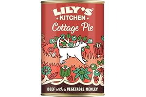Lily's Kitchen Natural Adult Dog Food Wet Tins - Cottage Pie - Complete Meal Recipes (6 Tins x 400g)