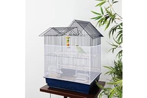 Nogeqi 2 Stück Groß Vogelkäfig Abdeckung Kordelzug, Vogelkäfig Samenfänger Birdcage Seed Catcher, Einstellbar Bird Cage Cover Weich Luftiger für Papageien Wellensittich Runde Quadratische Käfige