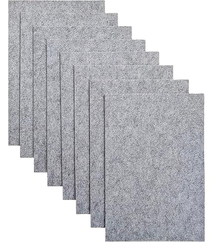 40x Filzplatten Bastelset (20x30 Cm) - 40 Farben, Polyester, Für DIY & Kinder