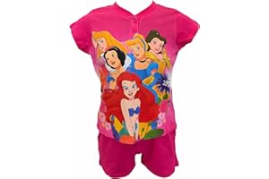 Sabor Pigiama Bambina Estivo, Pigiama Bambina in Cotone, Pigiama Bambina Corto Disney Marvel