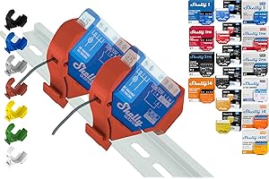 SHELLY HUTSCHIENENHALTER PW3D Hutschienenhalter "Mini" für 18 Shellys: 1 Gen3,1PM Gen3,2PM Gen3,i4 Gen3,Plus 1,Plus 1PM,Plus 2PM,Plus i4,Plus 0-10V Dimmer,Wave 1,Wave 1PM,Wave 2PM,Wave Shutter,Wave i4 (2x Rot-Prime)