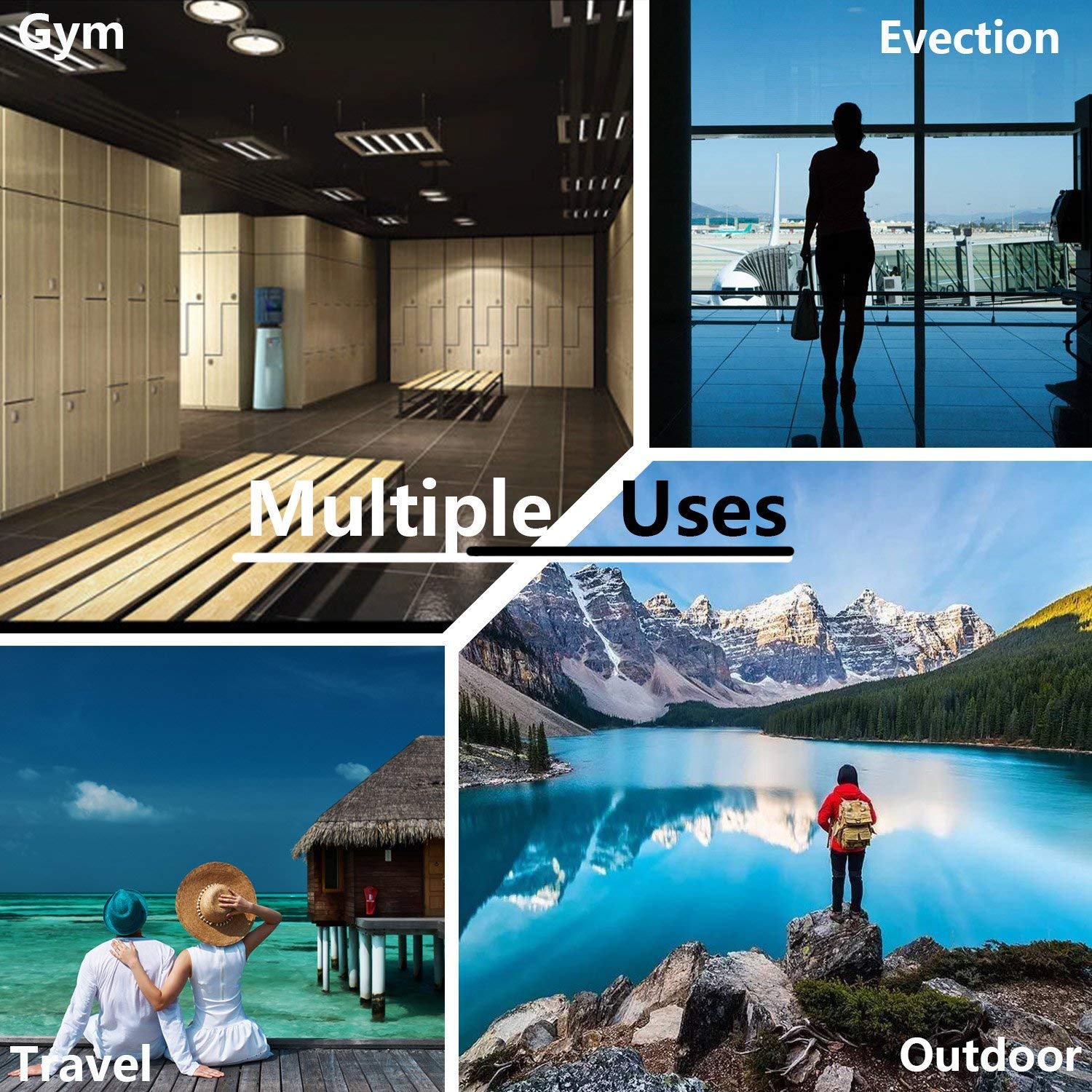 Egab Portable Bra Underwear Organizer Travel Toiletry Organizer Bag Makeup Organizer Case - Image 4