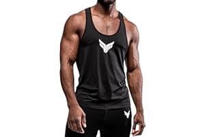 Fitness Method® Tank Top Herren - Extra Funktionelle Sport Bekleidung - verringert erheblich die Schweißbildung - Stringer Tanktop