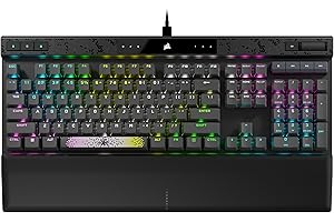 Corsair K70 Max RGB Clavier de Jeu Filaire Magnéto-Mécanique - MGX Switches à Actionnement Réglable - PBT Double-Shot Keycaps - Compatible iCUE - AZERTY FR Layout - Gris Acier