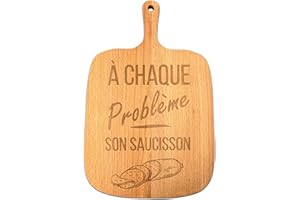 ERNESTINE - Planche apéro personnalisée - planche à charcuterie saucisson - planche à découper en bois gravée - idée cadeau fête des pères - cadeau fête des grands-pères - cadeau cuisine planche tapas