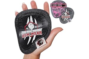 THE UGLY MONKEY GYM WEAR Guantillas Guantes Gimnasio Hombre Mujer Gym Fitness Antideslizante Levantamiento Agarre Pesas Manoplas Entrenamiento Dominadas - Callera Lavable Higienica Anti Olor Grip Pads