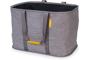 Joseph Joseph Hold-All Hopfällbar 55L tvätt av tvättkorg med handtag, slitstark tyg, fuktbeständig