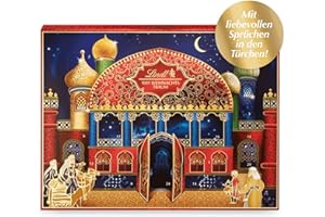 ‎LINDT Lindt Schokolade | 1001 Weihnachts-Traum Adventskalender 2025 | 281g | 24 verschiedene Pralinen- und Milchschokoladen-Überraschungen | Schokolade für die Weihnachtszeit