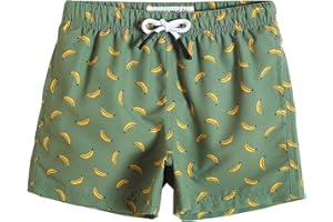 MaaMgic Costume da Bagno Pantaloncini da Bagno Estivi per Ragazzini Bambini Foderate in Rete Asciugatura Rapida Multi Colori