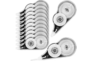 CYBGQP 12 Stück Korrekturroller, Tippex Roller, Korrekturmaus, Correction Tape, Korrekturroller Maus, 12m X 5mm Korrekturbänder Set, Tippex Roller Mini für Kinder, Schüler, Büro, Zuhause, Schule Personal