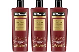 ‎TRESEMMÉ TRESemmé Szampon do włosów Keratin Smooth zapewniający wygładzenie, połysk i 72h kontroli nad puszącymi się włosami* profesjonalna pielęgnacja włosów z hydrolizowaną keratyną 400 ml 3