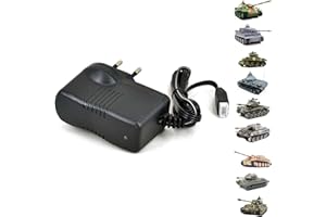 HSP HIMOTO Caricatore originale per batteria agli ioni di litio da 7,4 V di Heng-Long Panzer Modellen, Xinlehong 9130 9135 9137 ecc