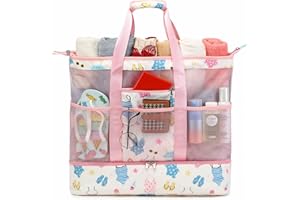 Kimwadalh Borsa Spiaggia Borsa da Bagno Spiaggia Donna Borsa Mare Borsone da Viaggio Borsa a Tracolla per Shopping Borsa da Spalla,Tote Bag da Spiaggia