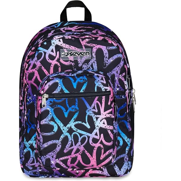 Zaino Scuola Seven Camomilla 29 Litri - Doppio Scomparto, Tasca PC E Borraccia, Per Ragazze