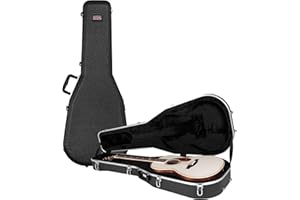 Gator Cases Lightweight ABS Molded Hardshell Case for Parlor Style Guitars (GC