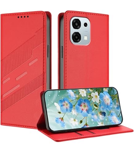 Cover portafoglio in pelle per otorola oto G86 5G, chiusura agnetica, protezione RFID, nera