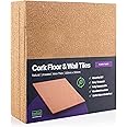 Treefloor Natural Plain Cork Tiles - 300mm x 300mm x 4mm (Pack of 20)