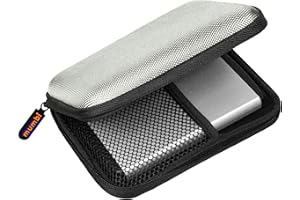 mumbi externe Festplattentasche bis 6,35 cm (2,5 Zoll) grau