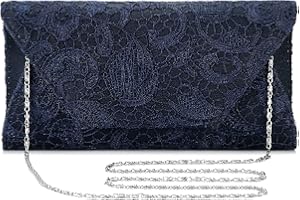 UBORSE Damen Abendtasche Clutch Handtasche Kleine Elegant Umhängetasche Mini Kette Tasche