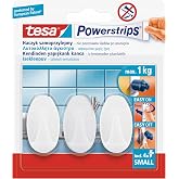 Powerstrips Askı K&uuml;&ccedil;&uuml;k Oval Kendinden Yapışkanlı, &Ccedil;ıkarılabilir, beyaz