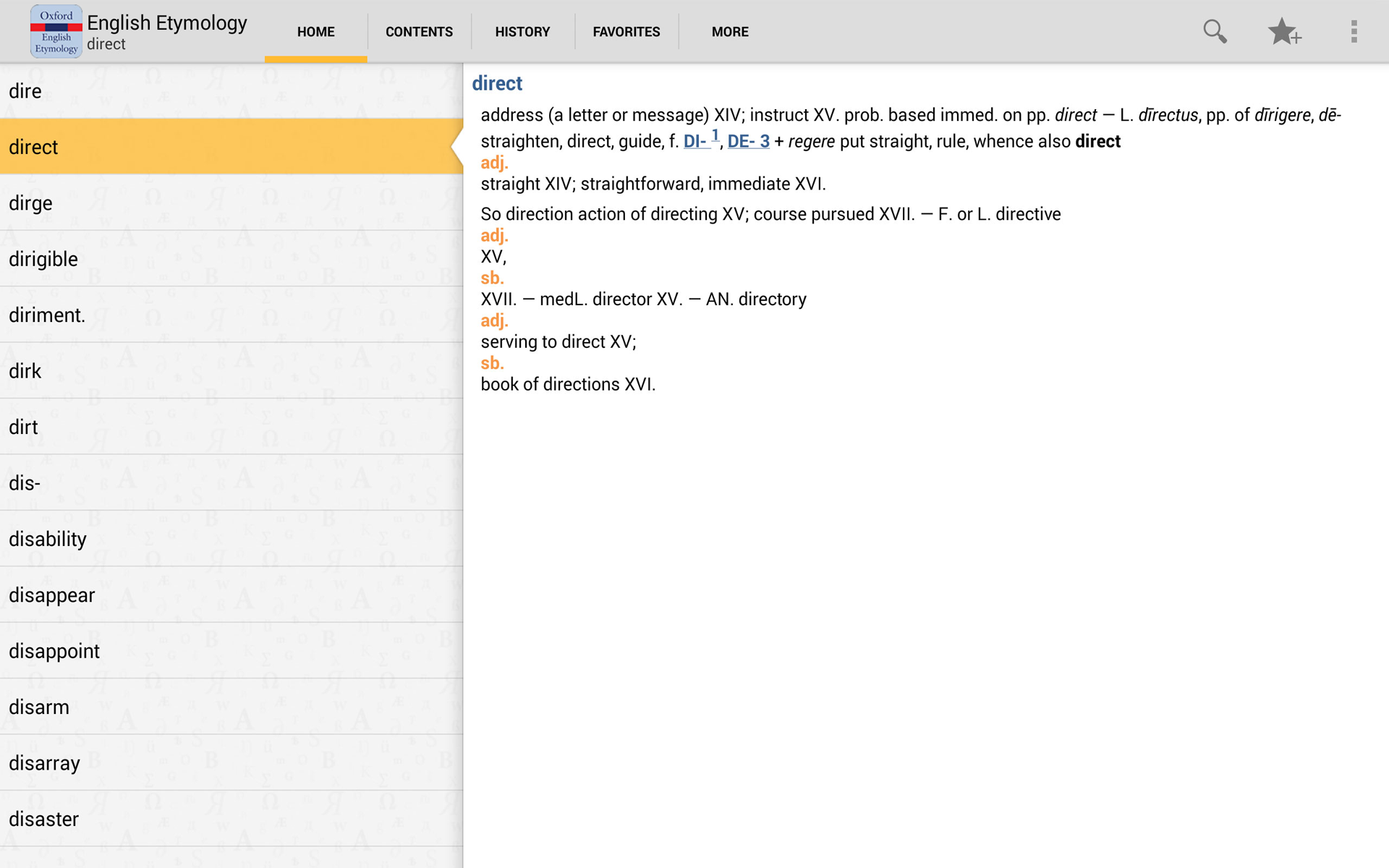 The Concise Oxford Dictionary of English Etymology: Amazon.de: Apps für ...