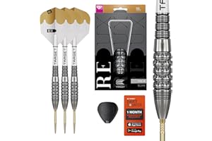 Target Darts Redux 90% Tungsten Swiss Point Steel Tip Dart Set (Barrel 01/02/03), 22G/23G/24G/25G/26G | Pro Ultra Nr. 6 Flights & Pro Grip Tag Shafts, DX Points Gold & SP-Werkzeug inklusive