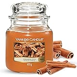 Yankee Candle Duftkerze Mittelgroße im Glas | Cinnamon Stick | Brenndauer bis zu 75 Stunden